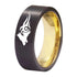 Bague Loup Dessin (Acier)